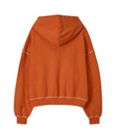 Bitter Cells Cal Applique Hood Zip Up-Orange