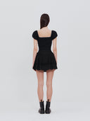 not your rose   [Jenny wears]  Lace square t-shirt (Black)