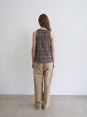 not your rose Celine cowl blouse (Check)