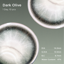 Moody  GlowyLock™ Dark Olive | Daily