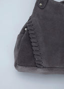 as”on  BONITA MINI BAG / SUEDE CHARCOAL