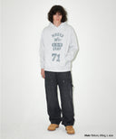 Mahagrid   SKETCH COLLEGE HOODIE [LIGHT GREY]