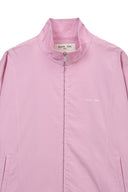 Matin Kim BACK LOGO HIGH NECK JUMPER IN PINK