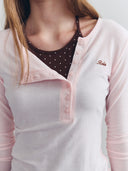 rolarola  |HALTER LAYERED LONG SLEEVE I/PINK