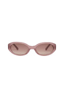 Matin Kim MATIN BOLD OVAL SUNGLASSES IN PINK