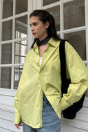 Bitter Cells Oversized Essential Shirt-Olive